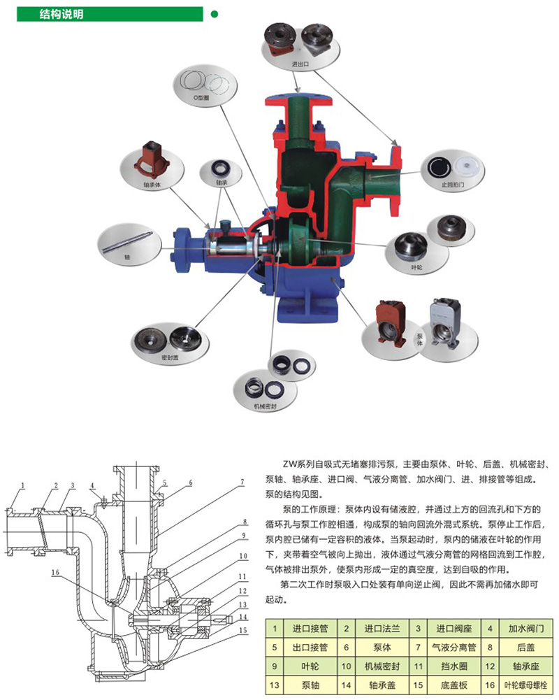 ZX自吸污水泵/ZXL直联式自吸污水泵